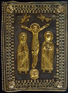 Silver gilt binding from a manuscript of the Four Gospels, 1669. Creator: Unknown