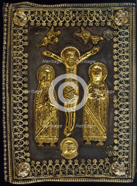 Silver gilt binding from a manuscript of the Four Gospels, 1669. Creator: Unknown.