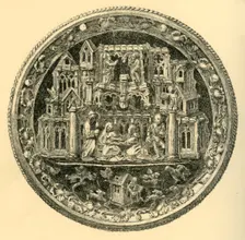 Silver Gilt Morse mid 15th century?, (1881). Creator: John Watkins