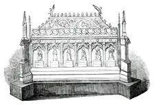 Silver-Gilt Shrine, 1850. Creator: Unknown