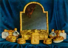 Silver-Gilt Toilet Service 1938. Creator: Unknown