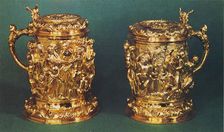 Silver-gilt tankards, c.1661 1953
