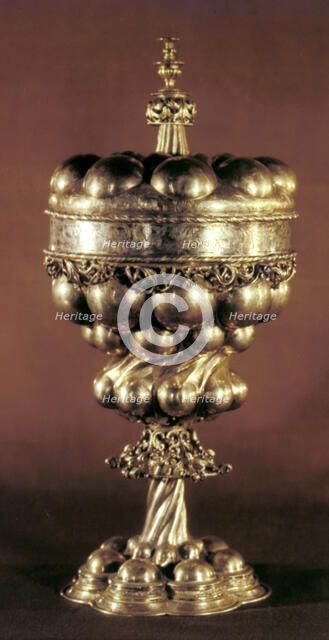 Silver goblet, 16th century. Artist: Unknown