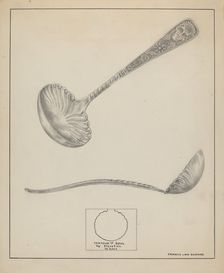 Silver Gravy Ladle, 1935/1942. Creator: Francis Law Durand