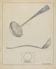 Silver Gravy Ladle, 1935/1942. Creator: Francis Law Durand