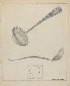 Silver Gravy Ladle, 1935/1942. Creator: Francis Law Durand