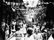 Silver Jubilee celebrations for King George V, Blackfriars Road, London, 1935. Creator: Unknown