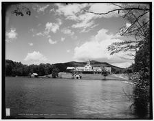 Silver Lake and hotel, Green Mountains, between 1900 and 1906. Creator: Unknown