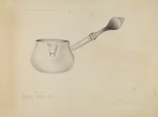 Silver Pipkin, 1936. Creator: Amelia Tuccio