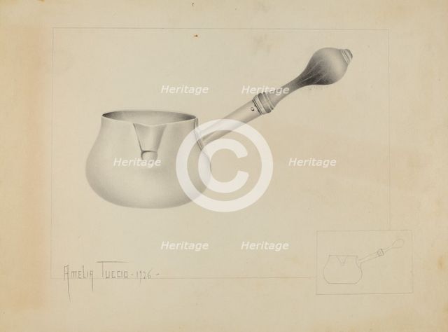 Silver Pipkin, 1936. Creator: Amelia Tuccio.
