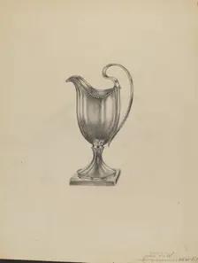 Silver Pitcher, 1935/1942. Creator: Gerald Bernhardt