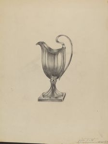 Silver Pitcher, 1935/1942. Creator: Gerald Bernhardt