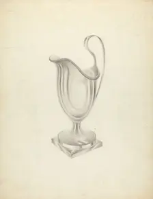 Silver Pitcher, 1935/1942. Creator: Unknown