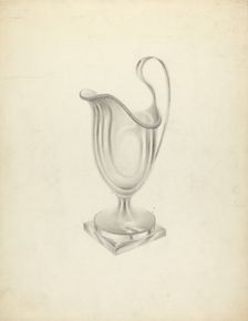 Silver Pitcher, 1935/1942. Creator: Unknown