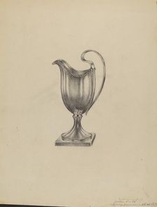 Silver Pitcher, 1935/1942. Creator: Gerald Bernhardt