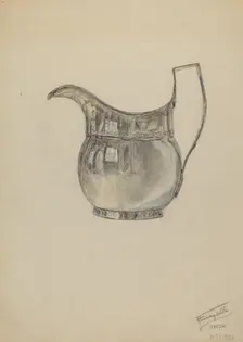 Silver Pitcher, 1936. Creator: Frank Fumagalli