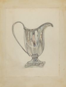 Silver Pitcher, c. 1936. Creator: Frank Fumagalli