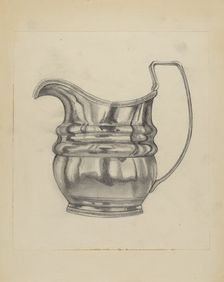 Silver Pitcher, c. 1936. Creator: Frank Fumagalli