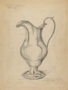 Silver Pitcher, c. 1936. Creator: John Garay