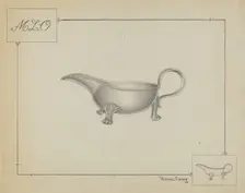 Silver Pitcher, c. 1936. Creator: Michael Fenga