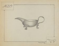 Silver Pitcher, c. 1936. Creator: Michael Fenga