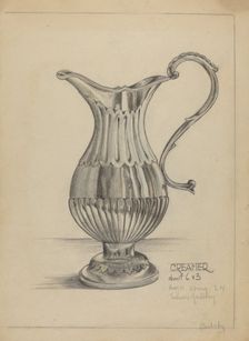 Silver Pitcher, c. 1936. Creator: S. Brodsky