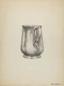 Silver Pitcher, c. 1939. Creator: Holger Hansen