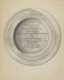 Silver Plate, 1935/1942. Creator: James O'Mara