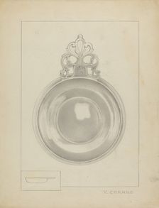 Silver Porringer, 1935/1942. Creator: Vincent Carano