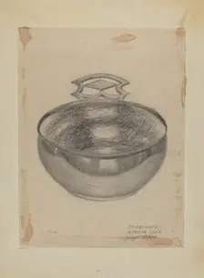 Silver Porringer, 1935/1942. Creator: Joseph Leboit
