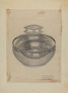 Silver Porringer, 1935/1942. Creator: Joseph Leboit