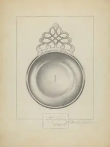 Silver Porringer, 1936. Creator: Charles Cullen