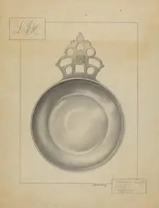 Silver Porringer, 1936. Creator: Joseph Rothenberg