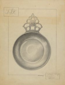 Silver Porringer, 1936. Creator: Joseph Rothenberg
