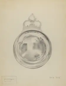 Silver Porringer, c. 1936. Creator: Amelia Tuccio