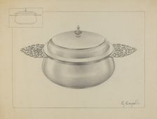 Silver Porringer, c. 1936. Creator: Giacinto Capelli