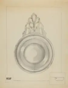 Silver Porringer, c. 1936. Creator: Hester Duany