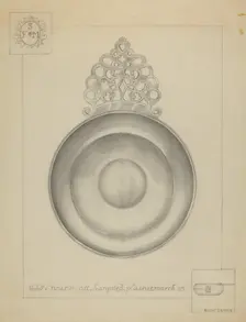Silver Porringer, c. 1936. Creator: Hester Duany