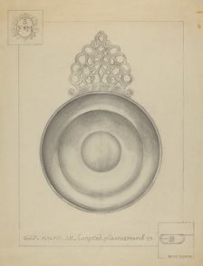 Silver Porringer, c. 1936. Creator: Hester Duany