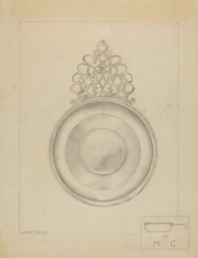 Silver Porringer, c. 1936. Creator: Hester Duany