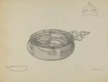Silver Porringer, c. 1936. Creator: Horace Reina