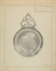 Silver Porringer, c. 1936. Creator: Horace Reina