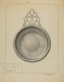 Silver Porringer, c. 1936. Creator: Leo Drozdoff