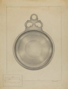 Silver Porringer, c. 1936. Creator: Milton Grubstein