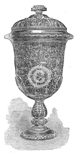 Silver prize cup for the East Indian Railway Volunteer Rifle Corps, 1873. Creator: Unknown.
