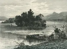 Silver Strand, Loch Katrine c1870