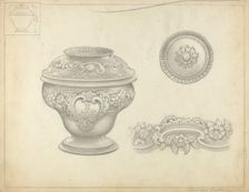 Silver Sugar Bowl, 1935/1942. Creator: Charles Cullen