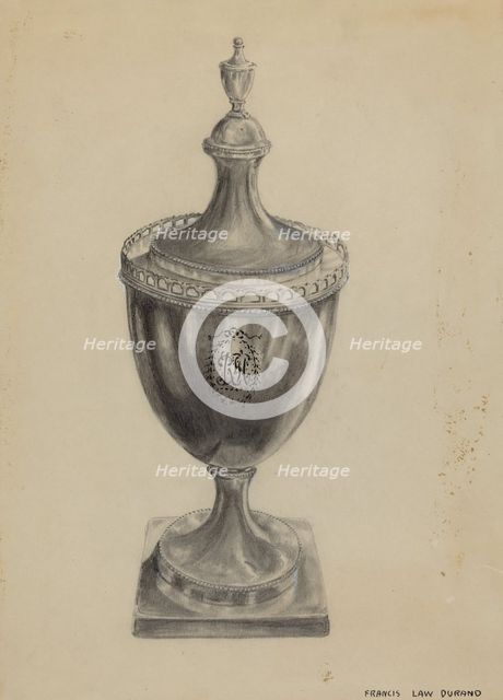 Silver Sugar Bowl, 1935/1942. Creator: Francis Law Durand.