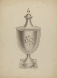 Silver Sugar Bowl, 1935/1942. Creator: Michael Fenga