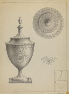 Silver Sugar Bowl, c. 1936. Creator: Simon Weiss